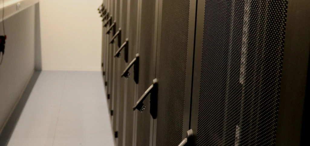 Server-Racks im Rechenzentrum